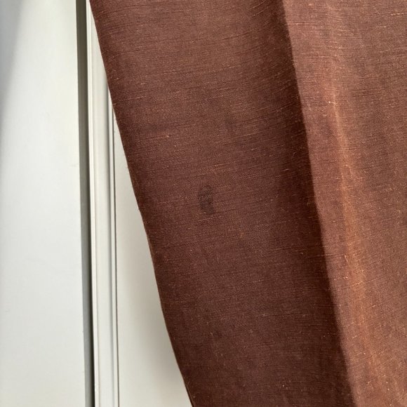 Vintage Pendleton Woolen Mills Silk/Linen Women's Brown Trousers - Picture 5 of 5